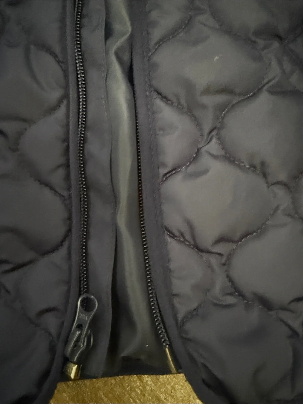 Janie and Jack Navy Quilted Bomber Jacket Kids Size 10-12 NWOT